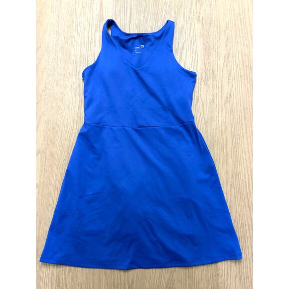 GapFit Dresses & Skirts - GapFit Blue Athletic Tank Dress Small Racerback Stretchy Workout Casual